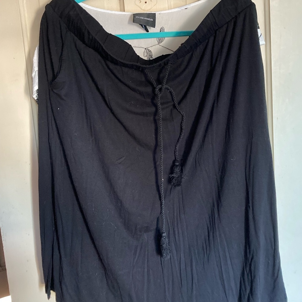 Black short skirt